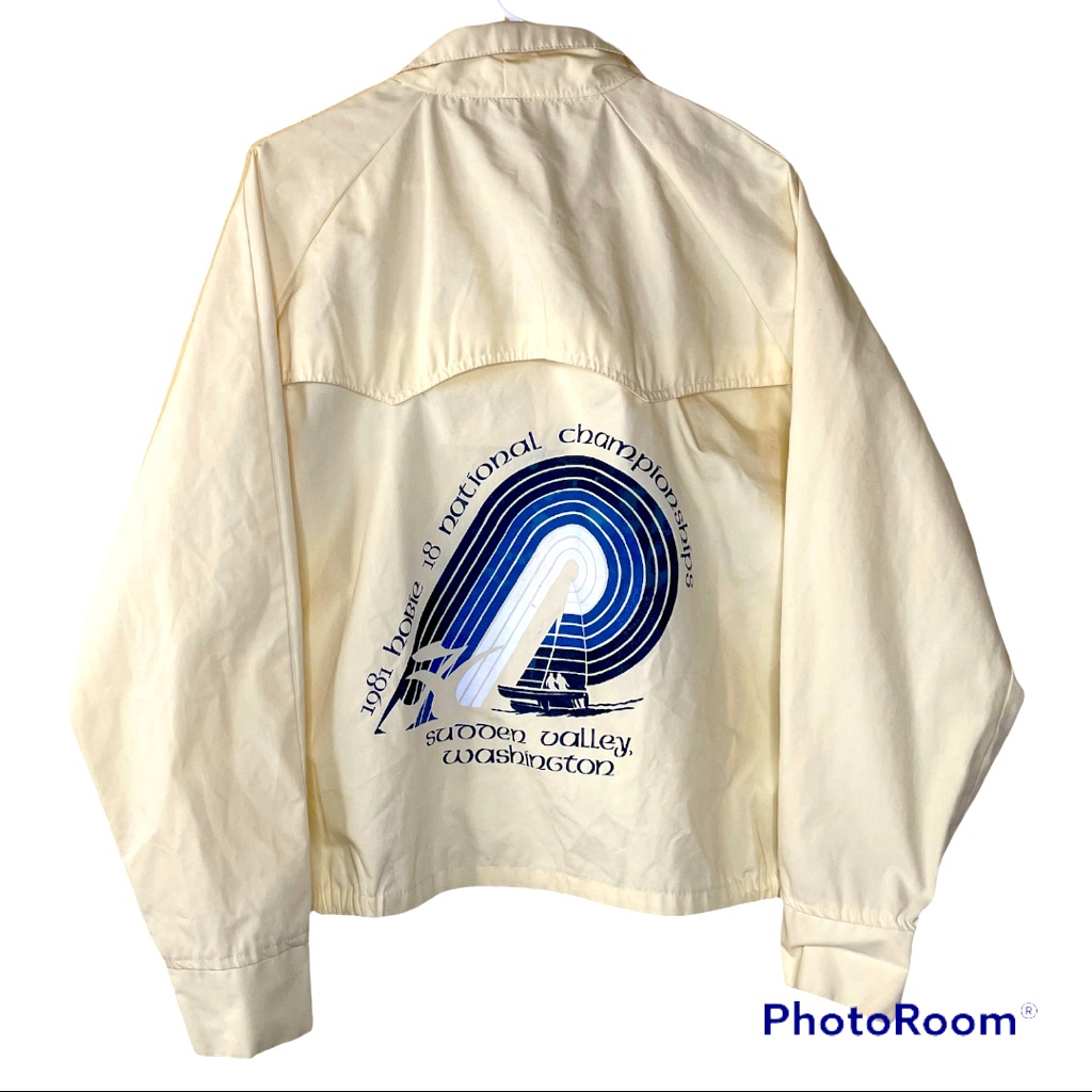Vintage Unisex 1981 Hobie National Championship Sailing Jacket Size Xl